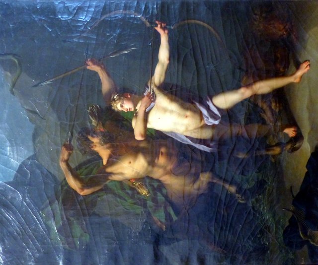 L'Éducation d'Achille par le centaure Chiron by Jean-Baptiste Regnault