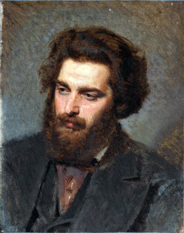 Arkhip Kuindzhi by Ivan Kramskoi