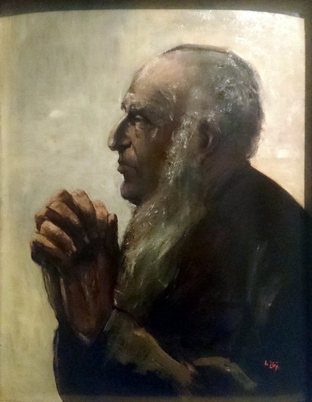 Étude d'homme de profil by Lesser Ury
