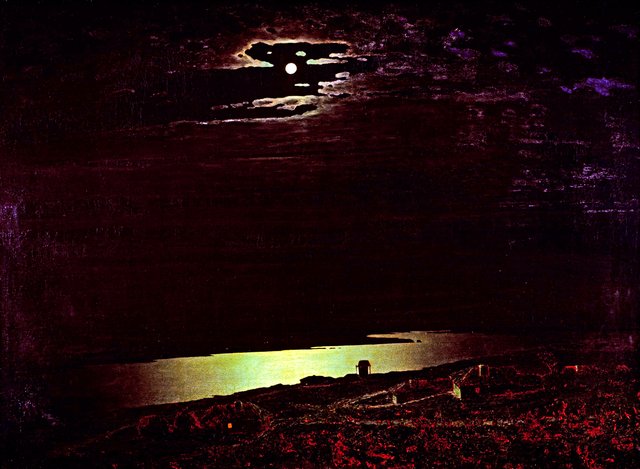 Night on the Dniepr by Arkhip Kuindzhi