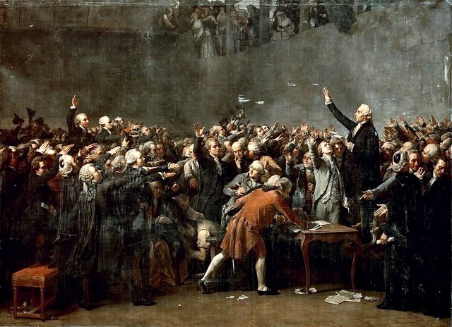 The Tennis Court Oath, 20 June 1879 by Auguste Couder