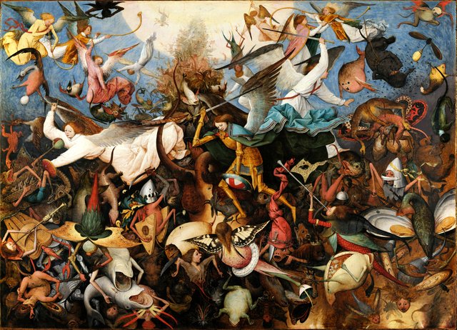 The Fall of the Rebel Angels by Pieter Brueghel the Elder