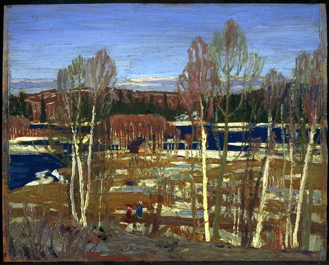 Larry Dickson's Cabin by Tom Thomson