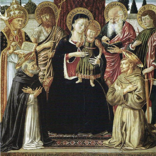 The Virgin and Child with Saints by Benozzo Gozzoli