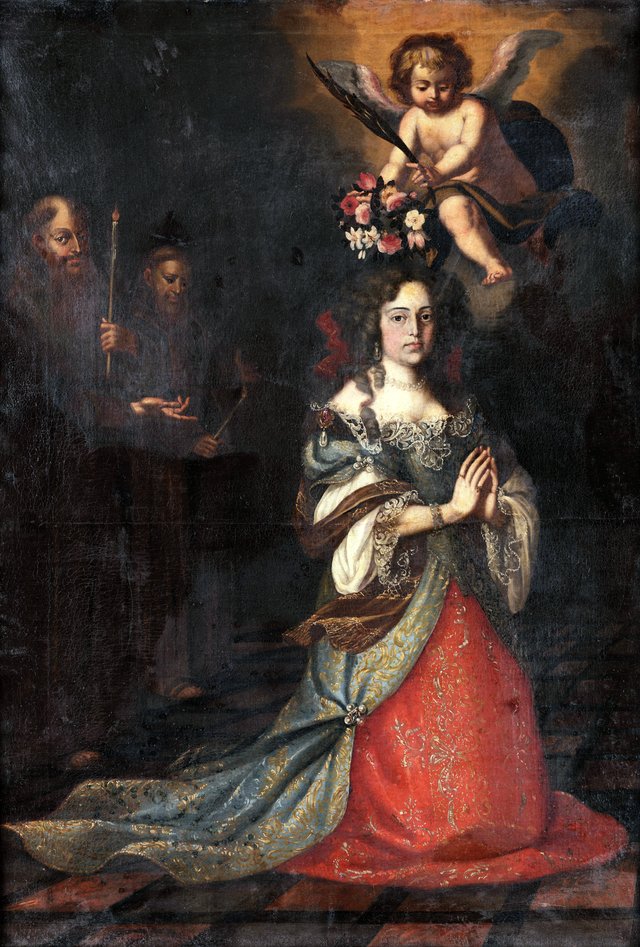 Maria Francisca de Saboia's portrait by Josefa de Óbidos