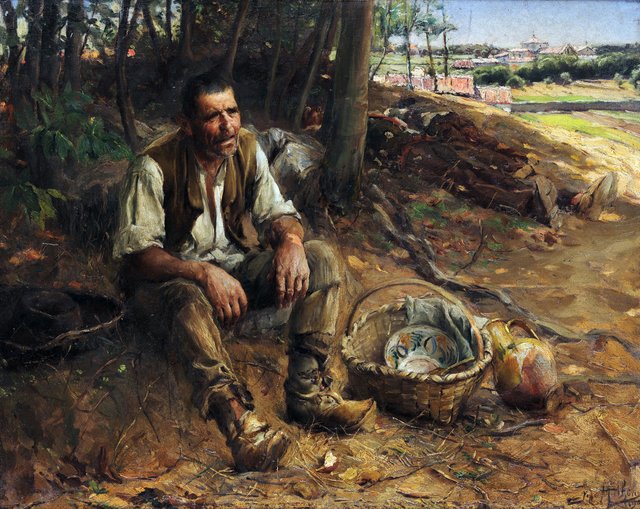 The siesta by José Malhoa