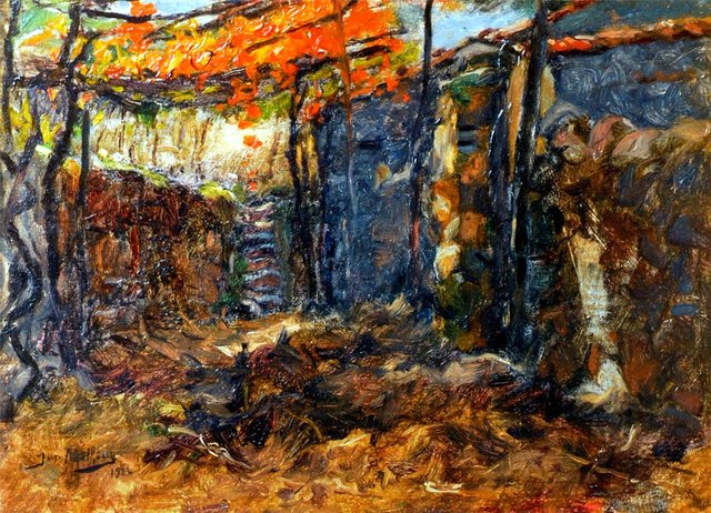 Patio of Figueiró by José Malhoa