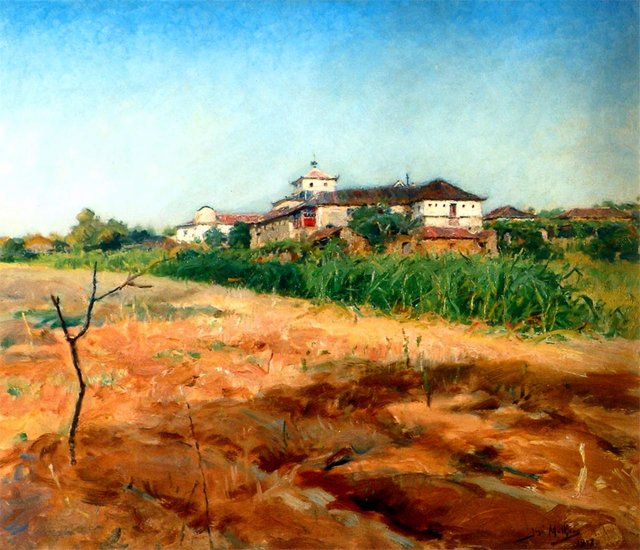View of the Convento de Figueiró by José Malhoa