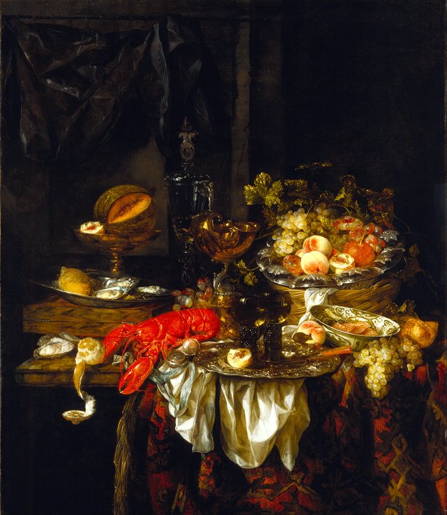 Banquet Still Life by Abraham van Beijeren