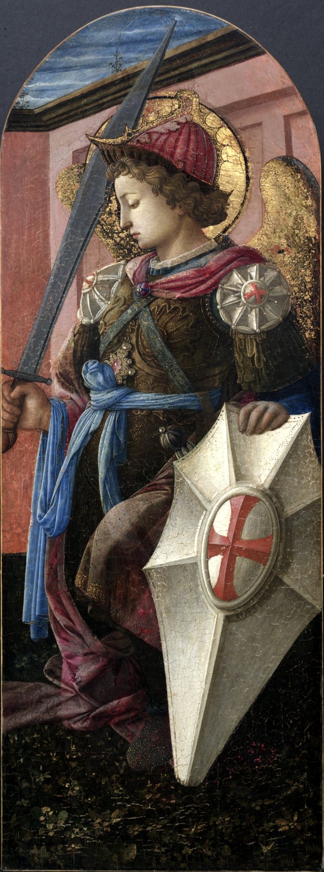 Panel from a Triptych: The Archangel Michael by Filippo Lippi