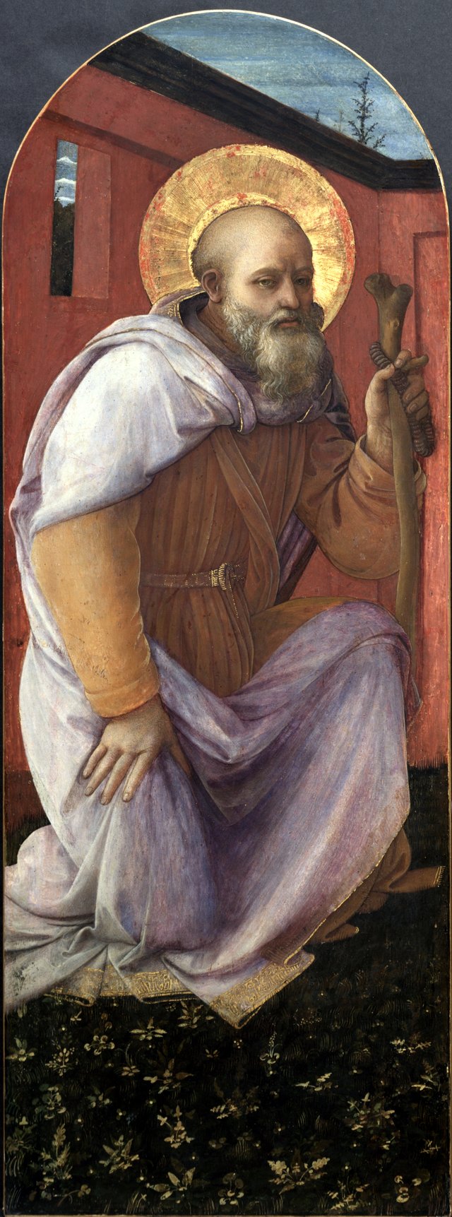 Panel from a Triptych: St. Anthony Abbot by Filippo Lippi