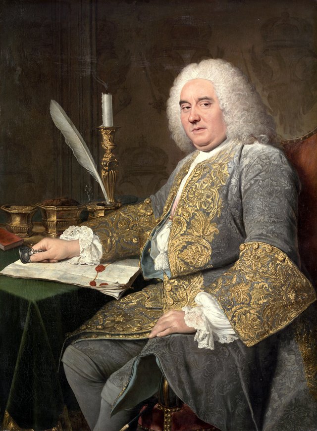 Portrait of Jean-Gabriel du Theil at the Signing of the Treaty of Vienna by Joseph Aved