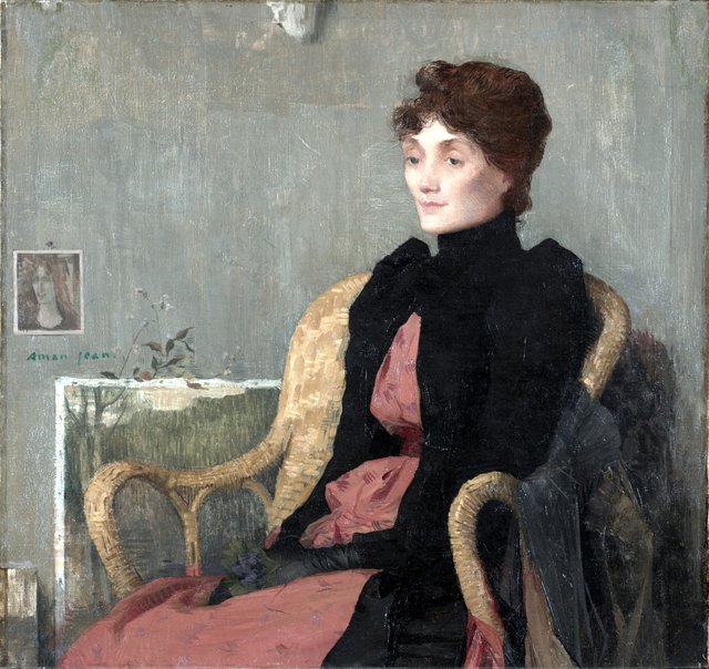 Portrait of a Woman by Edmond Aman-Jean
