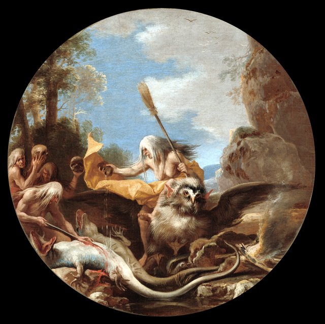 Scenes of Witchcraft: Day by Salvator Rosa