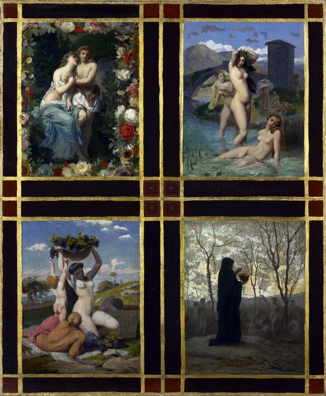The Four Seasons by Jean-Léon Gérôme
