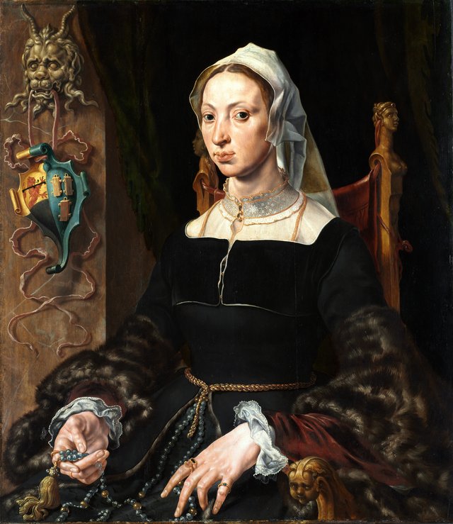 Portrait of Machtelt Suijs by Maarten van Heemskerck