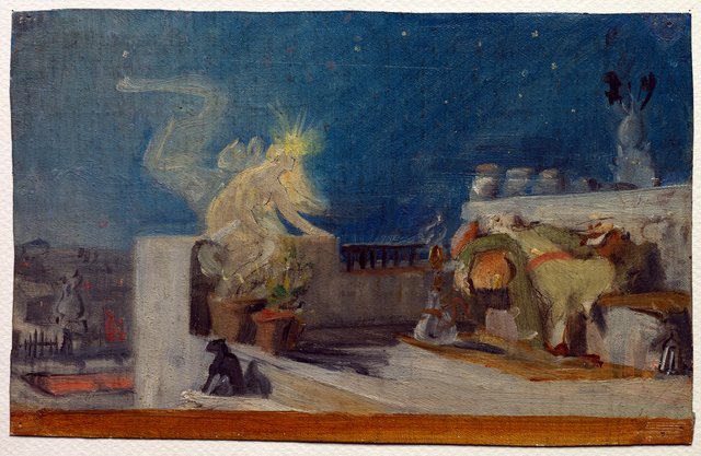Sketch for "The Oriental Dream" by Jean-Jules-Antoine Lecomte du Nouÿ