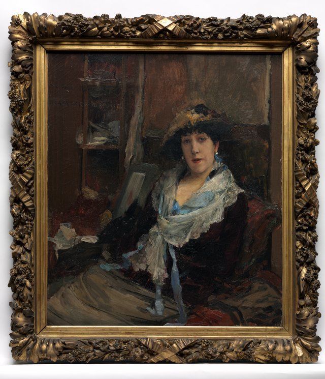 Marie Samary of the Odéon Theater by Jules Bastien-Lepage