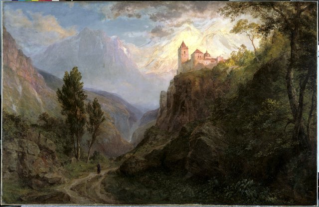 The Monastery of San Pedro (Our Lady of the Snows) by Frederic Edwin Church