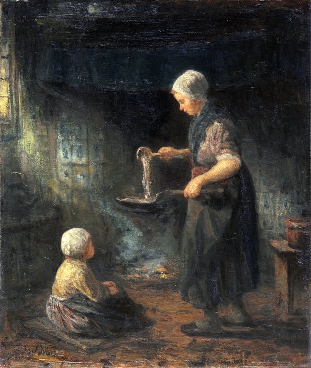 The Pancakes by Jozef Israëls