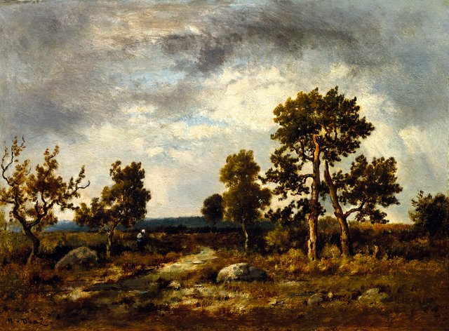 Path Near the Pond of Vipers, Fontainebleau Forest by Narcisse Virgilio Díaz