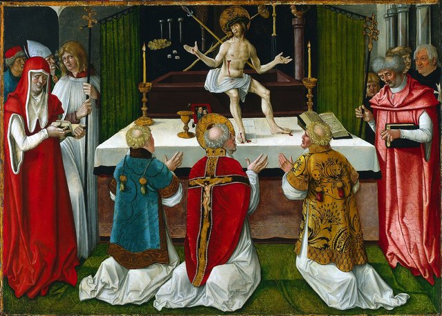 The Mass of Saint Gregory by Hans Baldung Grien
