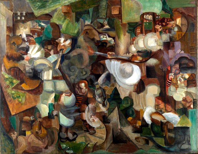 Mountaineers Attacked by Bears by Henri Le Fauconnier
