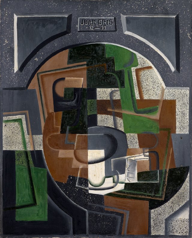 Still Life with a Plaque by Juan Gris