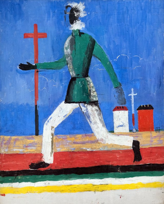 Sensation of danger by Kazimir Malevich