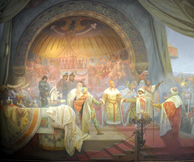 The Bohemian King Přemysl Otakar II by Alphonse Mucha