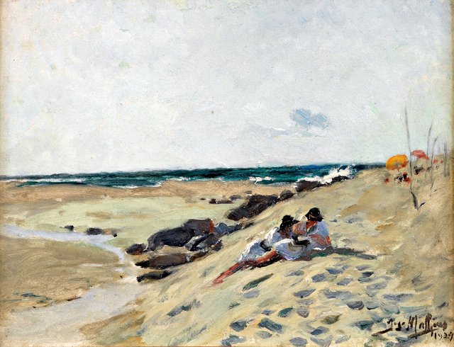 Praia das Maças by José Malhoa