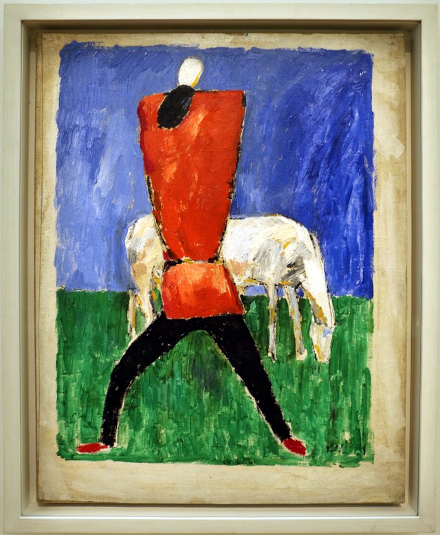 The white horse by Kazimir Malevich