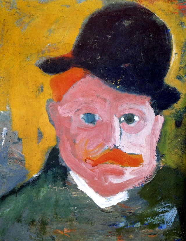 Portrait of de Vlaminck by André Derain