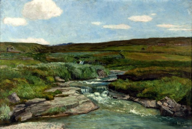 Høyfjell - Stavanger kunstmuseum - SG. by Kitty Lange Kielland