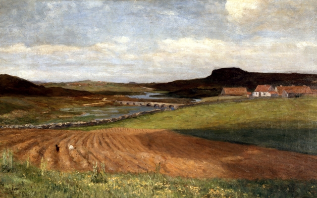 Skjævelandsbroen by Kitty Lange Kielland