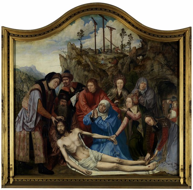 The Lamentation over the Dead Christ by Quinten Metsys