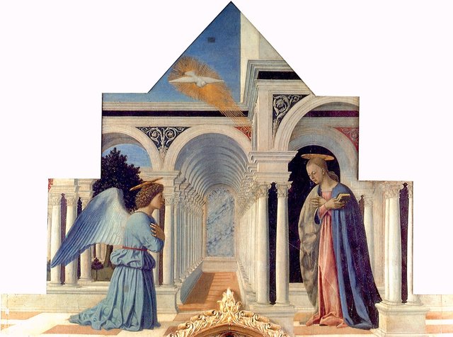 Annunciation (St. Anthony) by Piero della Francesca