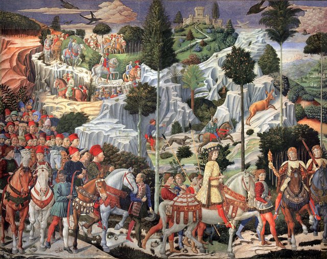 Procession of the Youngest King by Benozzo Gozzoli
