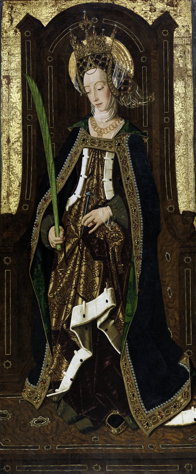 Sainte Engratia by Bartolomé Bermejo