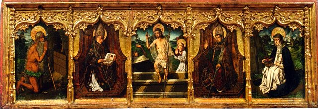 predella from altarpiece of Sainte Engratia by Bartolomé Bermejo