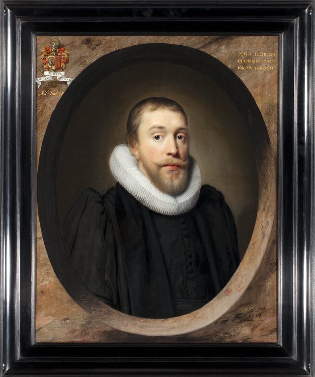Portrait of Willem Thielen (1596-1638) by Cornelis Janssens van Ceulen