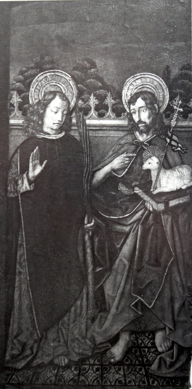 B.Bermejo ret.Misericordia els dos Joans by Bartolomé Bermejo