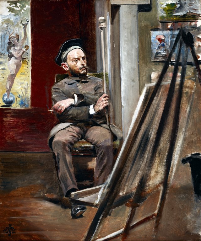 Portrait of Stanisław Tondos by Jacek Malczewski