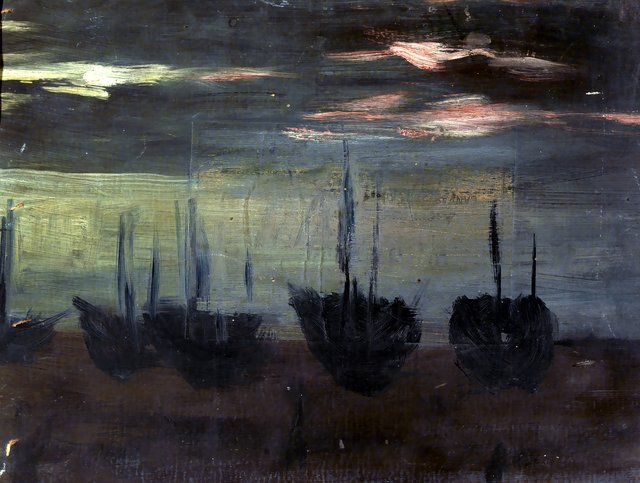 Ships in Moonlight by Alice Pike Barney