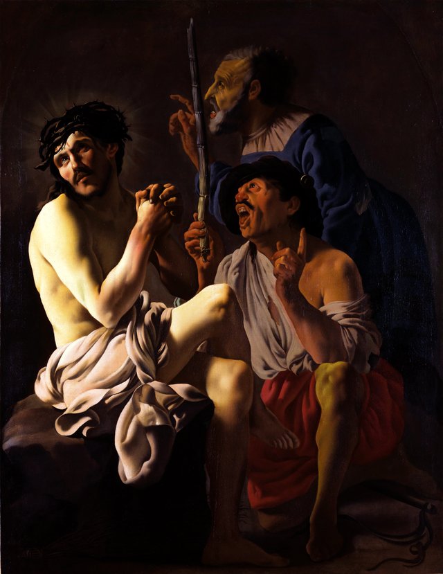 The mocking of Christ by Hendrick ter Brugghen