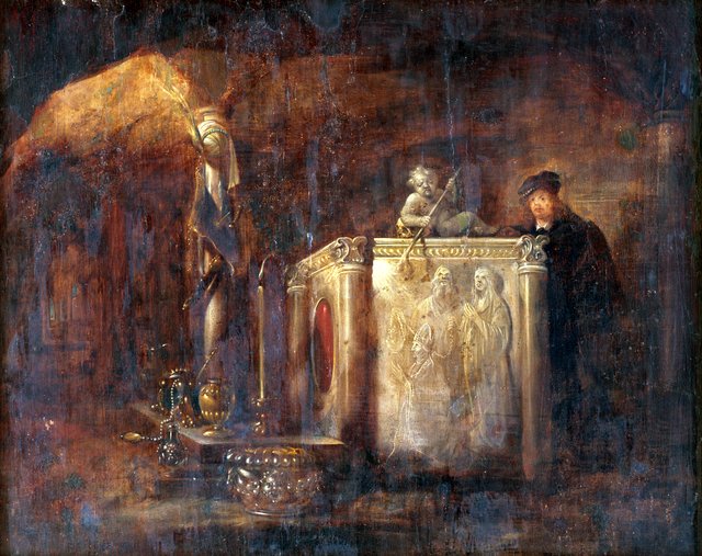 Pri sargofágu - O by Willem de Poorter