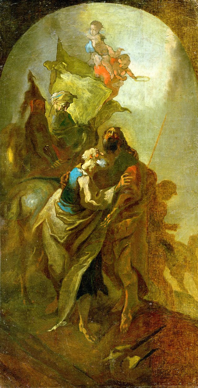 Rozlúčka apoštola Petra s Pavlom - O 560 - Slovak National Gallery by Josef Winterhalder der Jüngere