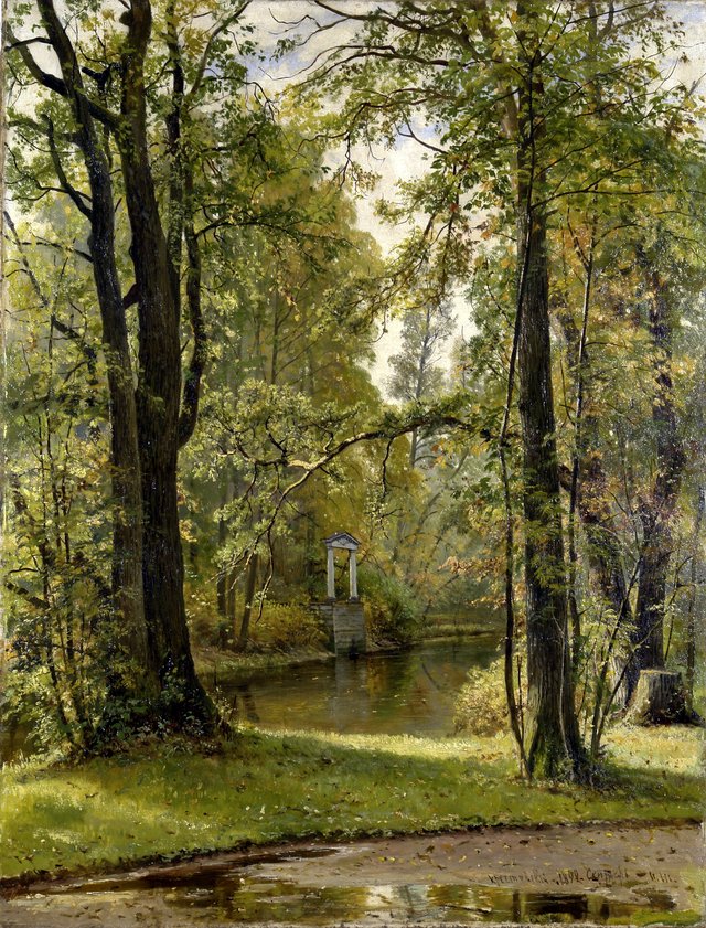 Autumn on Krestovsky Island by Ivan Shishkin
