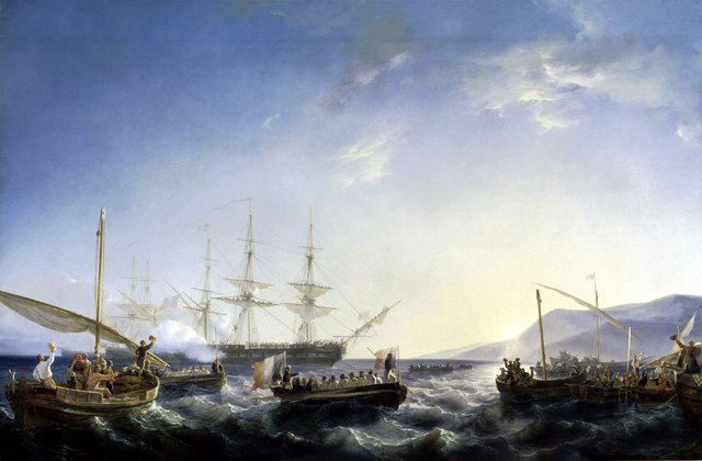 Bonaparte arriving in France back from Egypt on 9 October 1799 by Louis Meijer