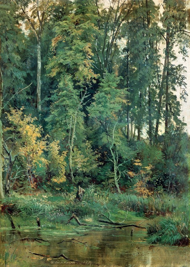 By the fall by Ivan Shishkin